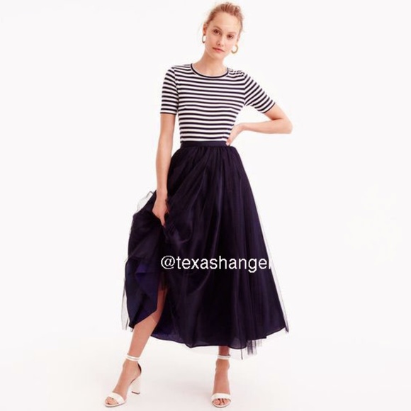 J. Crew Dresses & Skirts - NWT J Crew Tulle Ball Skirt Sz 0 BLACK